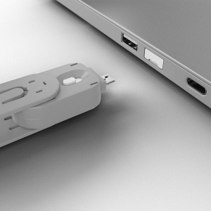 Lindy USB Type A Port Blocker Key, alb - Img 8