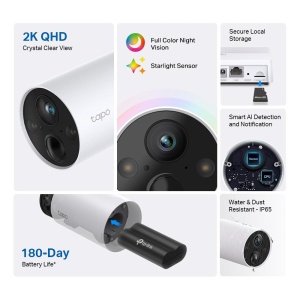 TAPO C420 SMART WIRE-FREE SECURITYCAMERA - Img 5