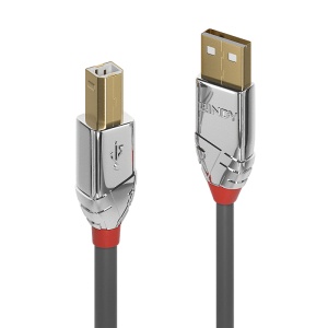 Cablu Lindy 5m USB 2.0 Type A to B Cromo - Img 3