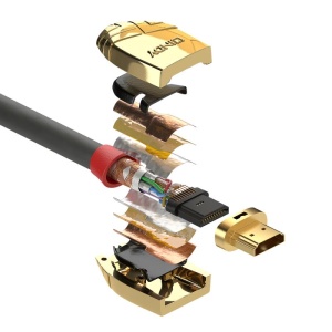 Cablu Lindy HDMI High Speed, 2m, Gold - Img 7