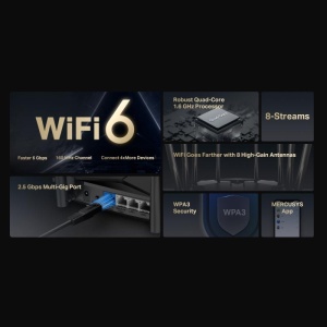 MERCUSYS MR90X AX6000 WIFI 6 ROUTER - Img 7