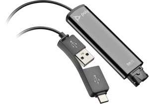 Poly DA75 USB to QD Black Adapter TAA - Img 2