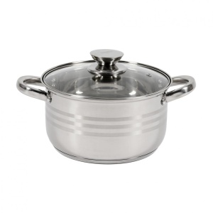 SEMIOALA INOX+CAPAC,20X11.5CM,3.5L, MYRA - Img 1