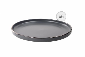 SET 6 F.INTINSE,CERAMICA 27 CM, CALYPSO - Img 1