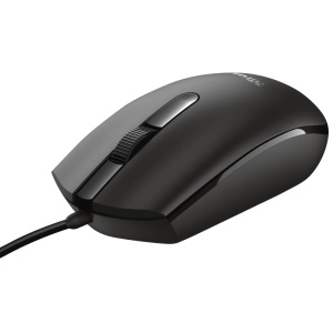 Mouse Trust Basi 1200 DPI, negru - Img 1
