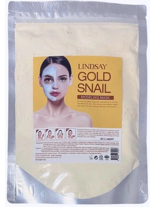 Lindsay Gold Snail Modeling Mask