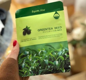 FarmStay Visible Difference Mask Sheet Greentea Seed