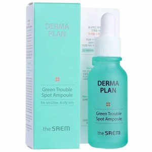 the SAEM Derma Plan Green Trouble Spot Ampoule