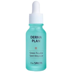 the SAEM Derma Plan Green Trouble Spot Ampoule