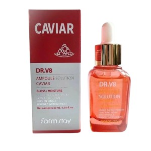 FarmStay DR.V8 Ampoule Solution Caviar