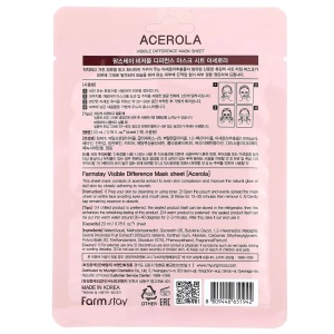 FarmStay Visible Difference Mask Sheet Acerola