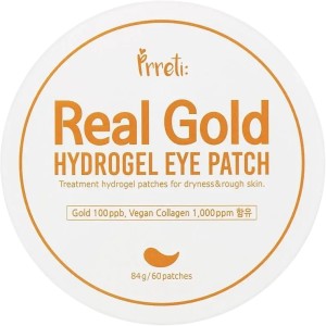 PRRETI Real Gold Hydrogel Eye Patch 60 sheets