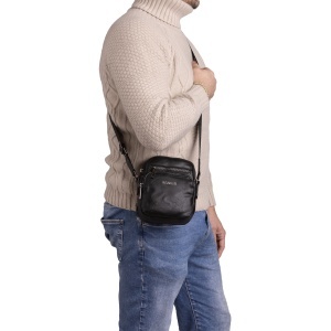 B. CAVALLI MUŠKA TORBA PREKO TELA BC1192, CRNA - Img 6