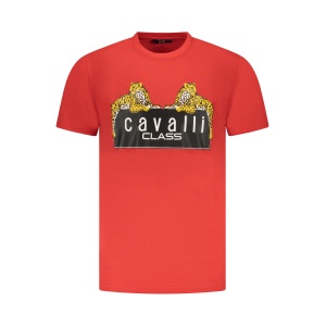 CAVALLI CLASS MUŠKA MAJICA TXT60NJD060, CRVENA