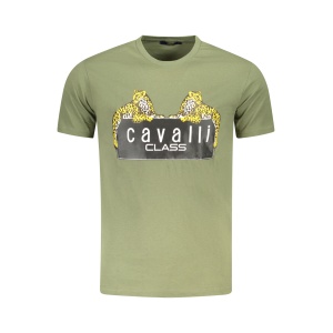 CAVALLI CLASS MUŠKA MAJICA TXT60NJD060, MASLINASTA