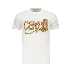CAVALLI CLASS MUŠKA MAJICA TXT61MJD060, BELA