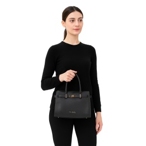 PIERRE CARDIN ŽENSKA KOŽNA TORBA 1925, CRNA - Img 7