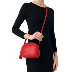 PIERRE CARDIN ŽENSKA KOŽNA TORBA 4500, CRVENA - Img 6