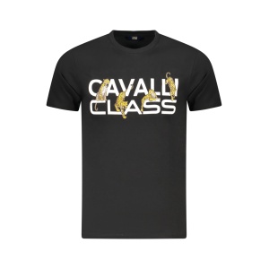 CAVALLI CLASS MUŠKA MAJICA TXT60MJD060, CRNA