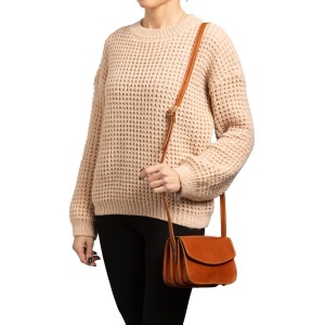 I FRATELLI ŽENSKA KOŽNA TORBA 5511, BRAON - Img 6