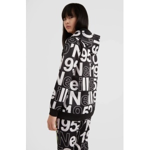 O'NEILL KINDER RUTILE ALL OVER PRINT HOODED FLEECE, DEČIJA JAKNA, CRNA - Img 4