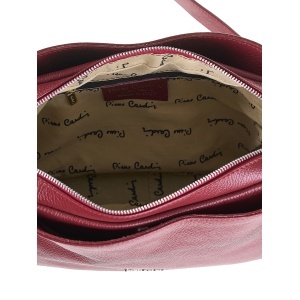 PIERRE CARDIN ŽENSKA KOŽNA TORBA 1980, BORDO - Img 4