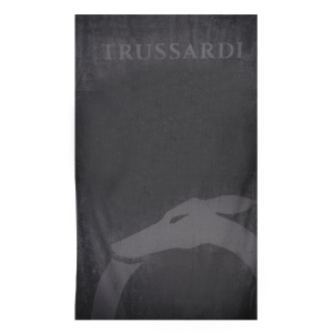 TRUSSARDI PEŠKIR ZA PLAŽU TRU2MTW01, CRNA