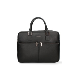 PIERRE CARDIN ŽENSKA KOŽNA TORBA 1639-FRZ-FRENZY, CRNA
