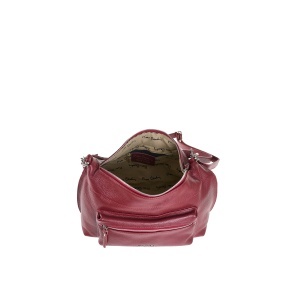 PIERRE CARDIN ŽENSKA KOŽNA TORBA 1981, BORDO - Img 4