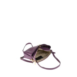 PIERRE CARDIN ŽENSKA KOŽNA TORBA 1992, LJUBIČASTA - Img 5