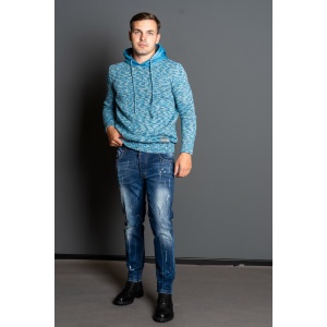 TAKESHY KUROSAWA MUŠKI PLETENI DUKS 83655, PLAVI