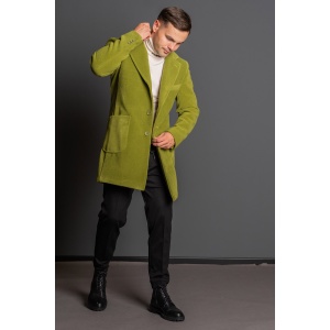 TELA - N BY TAKESHY KUROSAWA T00064 MUŠKI KAPUT, ZELENA