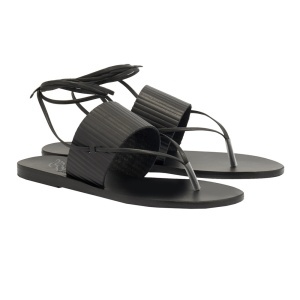 ANCIENT GREEK SANDALS ŽENSKE SANDALE ARATRO-BLACK