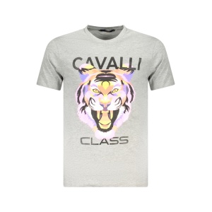 CAVALLI CLASS MUŠKA MAJICA TXT60FJD060, SIVA
