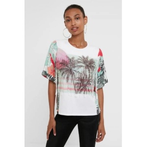 DESIGUAL HONOLULU ŽENSKA BLUZA, BELA - Img 2