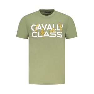 CAVALLI CLASS MUŠKA MAJICA TXT60MJD060, MASLINASTA