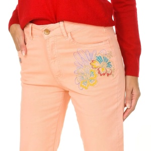 DESIGUAL PANT CORAL REP ŽENSKE PANTALONE,ROZE