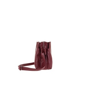 PIERRE CARDIN ŽENSKA KOŽNA TORBA 1980, BORDO - Img 3