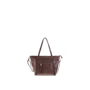 PIERRE CARDIN ŽENSKA KOŽNA TORBA 55106, BRAON