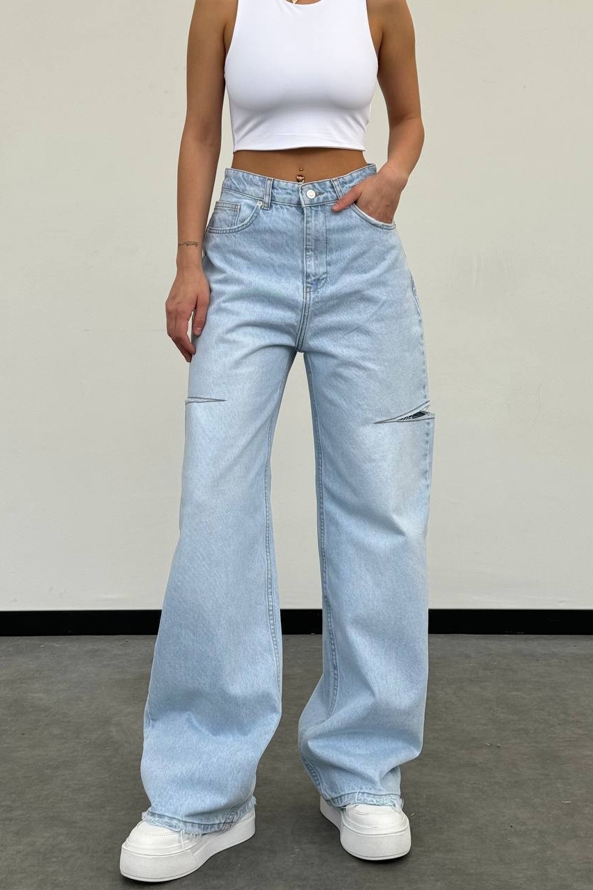 Džíny Regular Fit Modrá Hayley