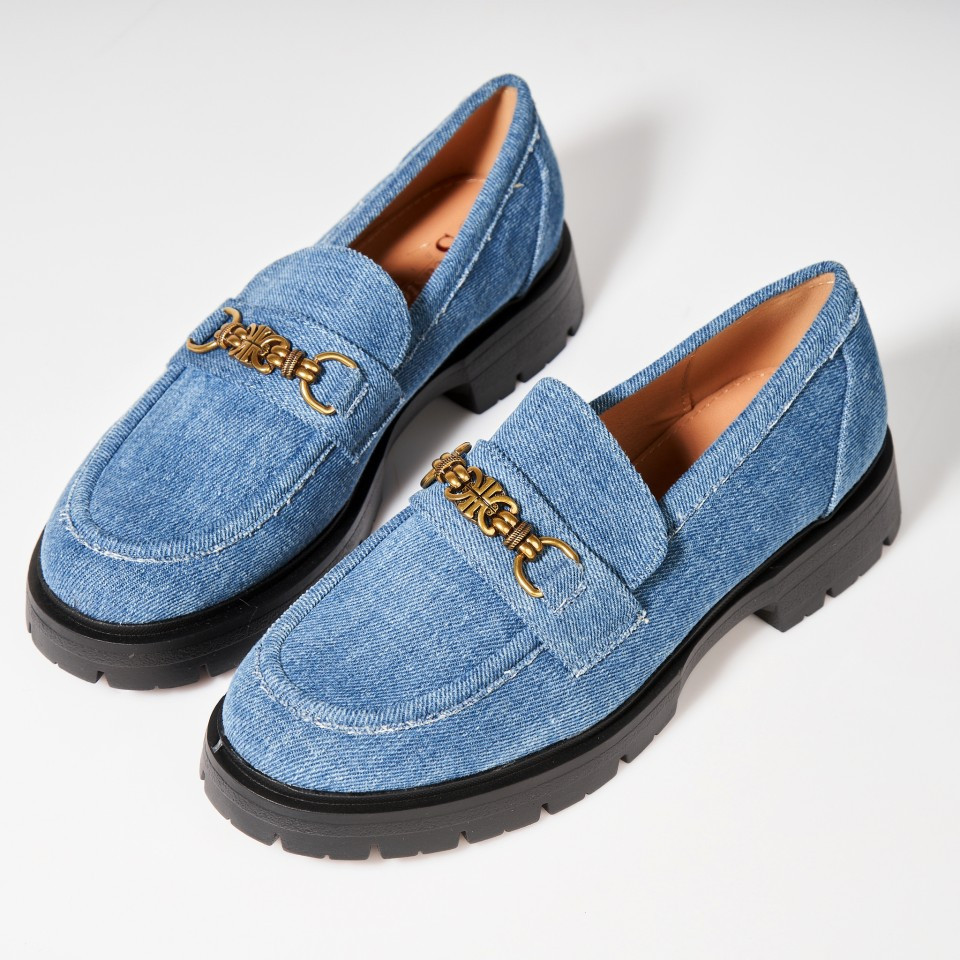 Casual obuv Textil Modrá Nandhi2 A7226