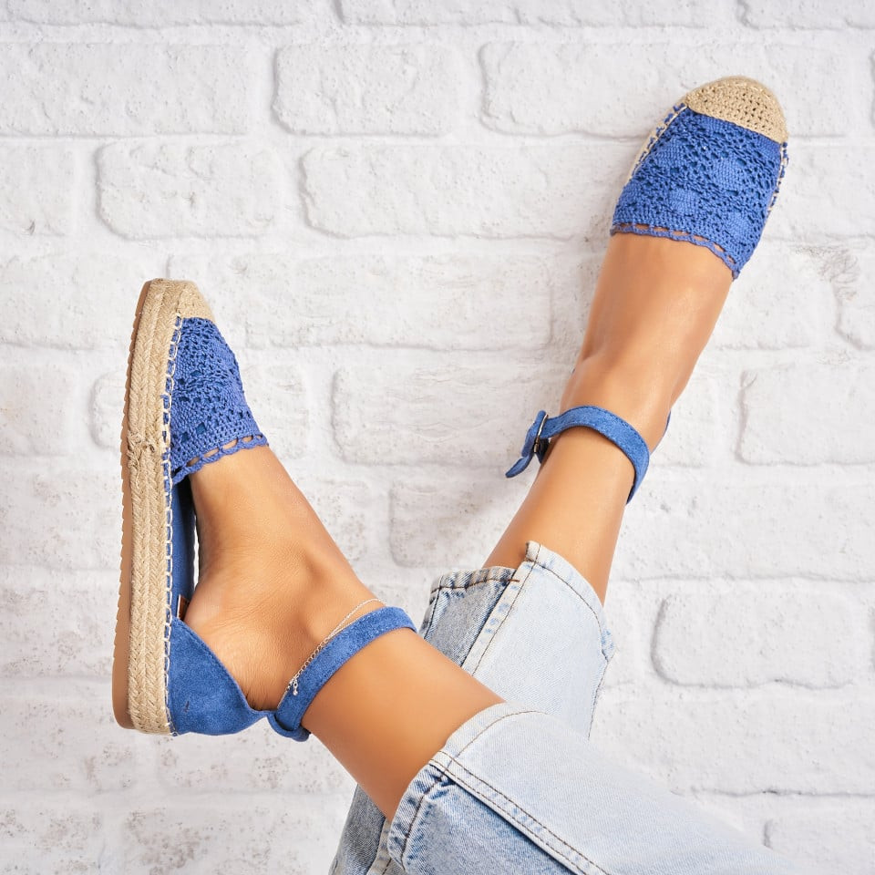 Dámské espadrilky Textil Modrá Cataleya A1173