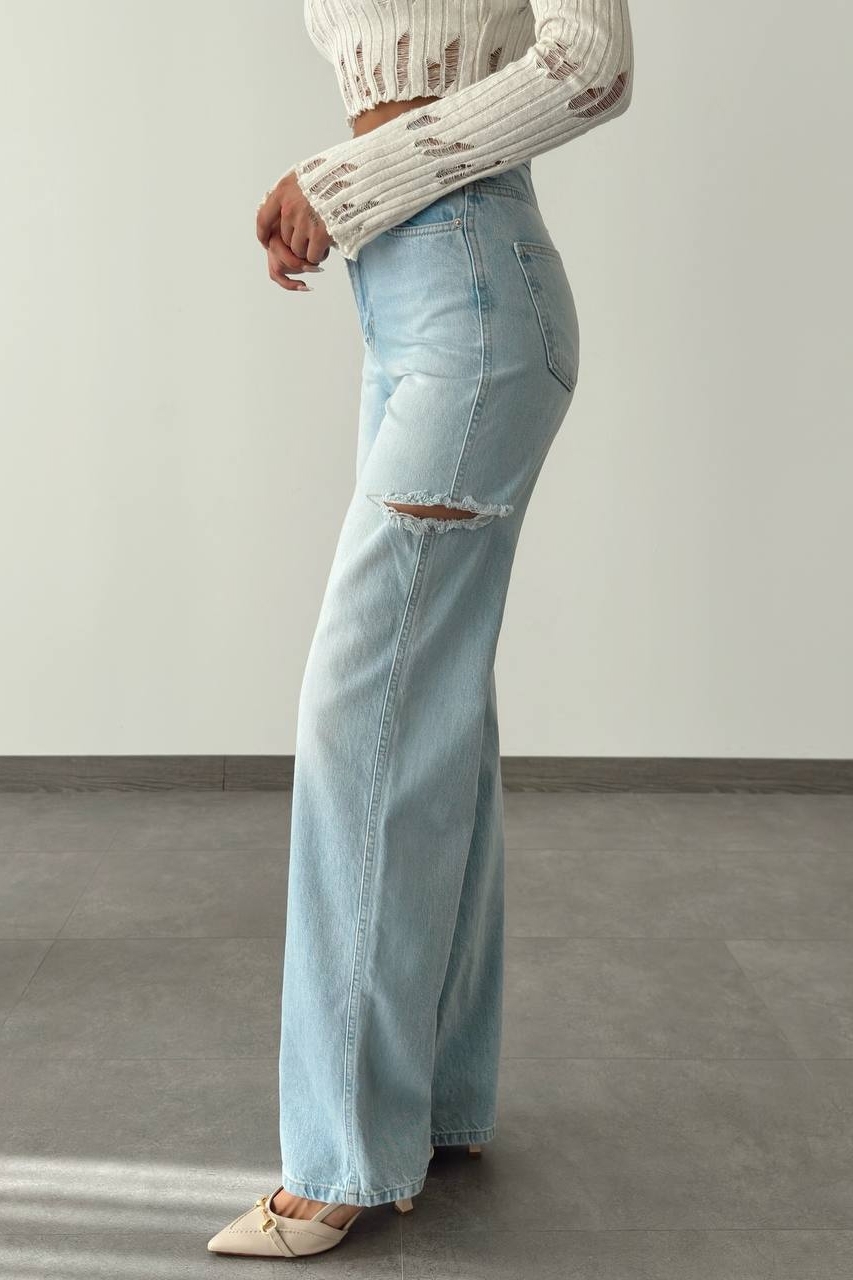 Džíny Regular Fit Modrá Kaitlyn