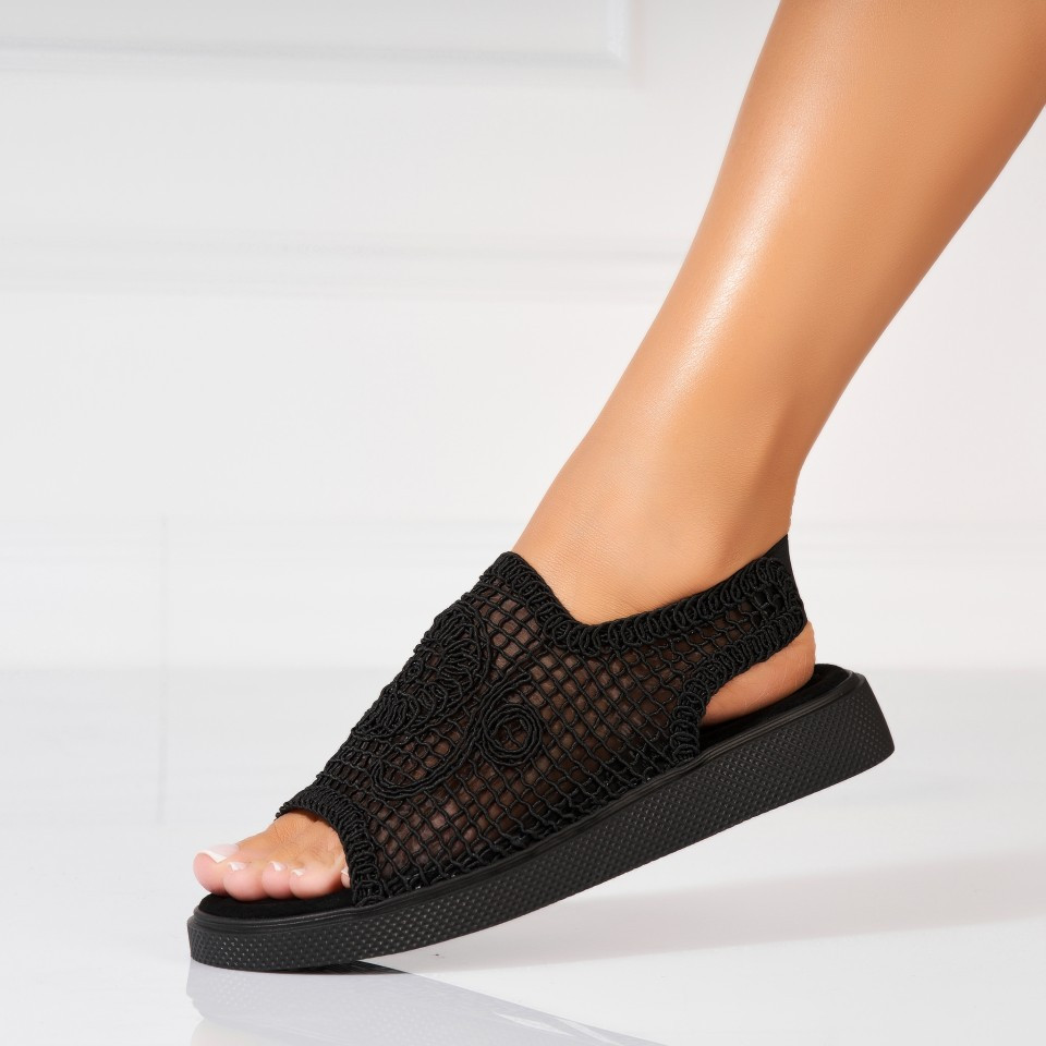 Sandály bez podpatku Textil Černá Avalynn