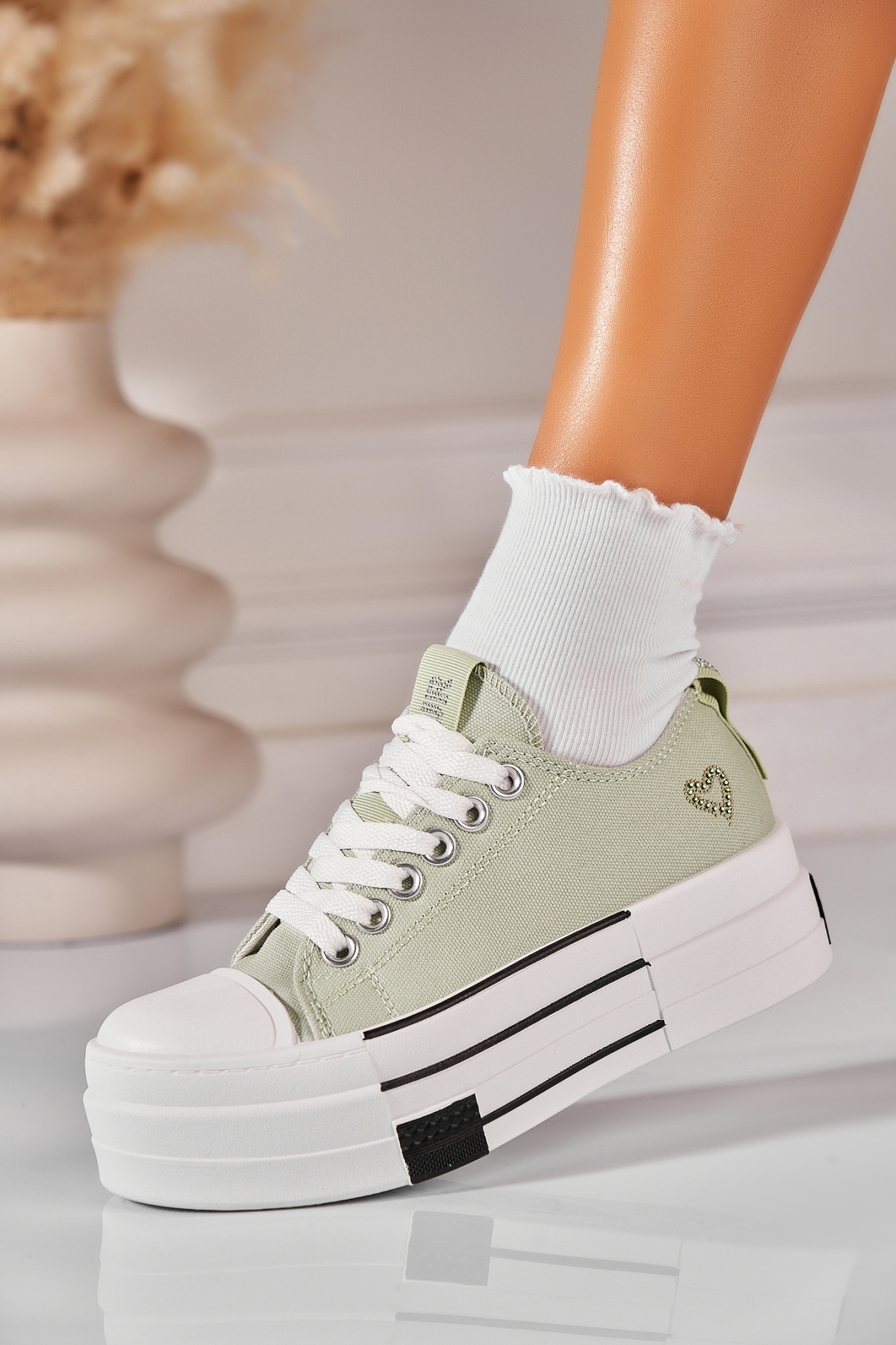 Sportovní boty dámské Textil Kaki/japonský persimon Kylea