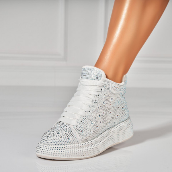 Dámské sneakersy Eko semiš Bílá Jaze - Img 3