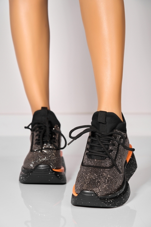 Dámské sneakersy Eko semiš Bronzová Kamyri - Img 3
