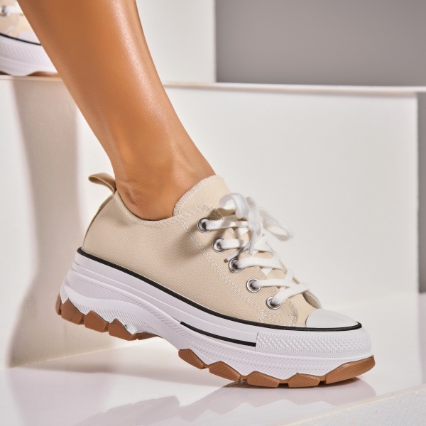 Sportovní boty dámské Textil Kaki/japonský persimon Saydi - Img 2