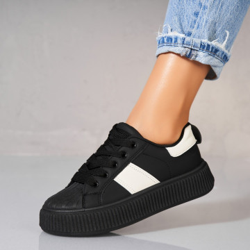 Sportovní boty dámské Eko kůže Černá Lainy