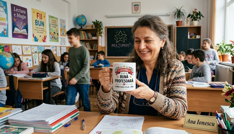 Cadouri personalizate pentru profesori: Cum să transformi recunoștința într-o amintire de neuitat